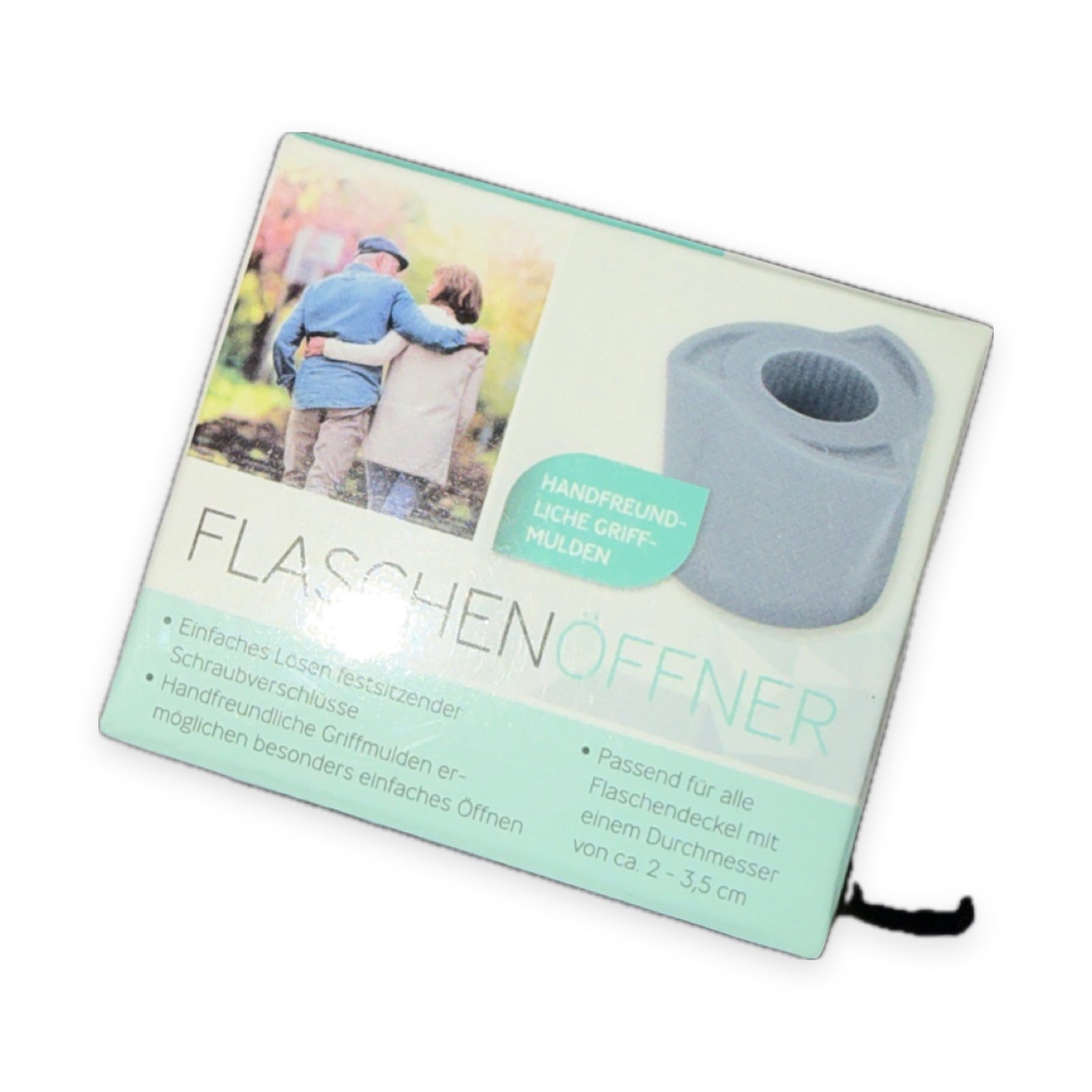 Flaschenöffner für Schraubverschlüsse, rutschfest
