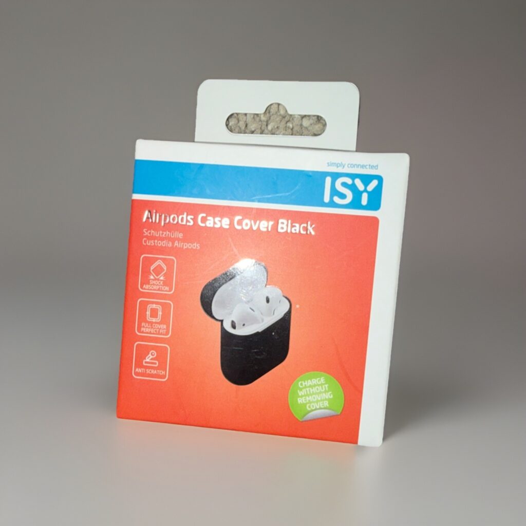 ISY AirPods Case Cover, transparent – kratzfeste Schutzhülle, OVP