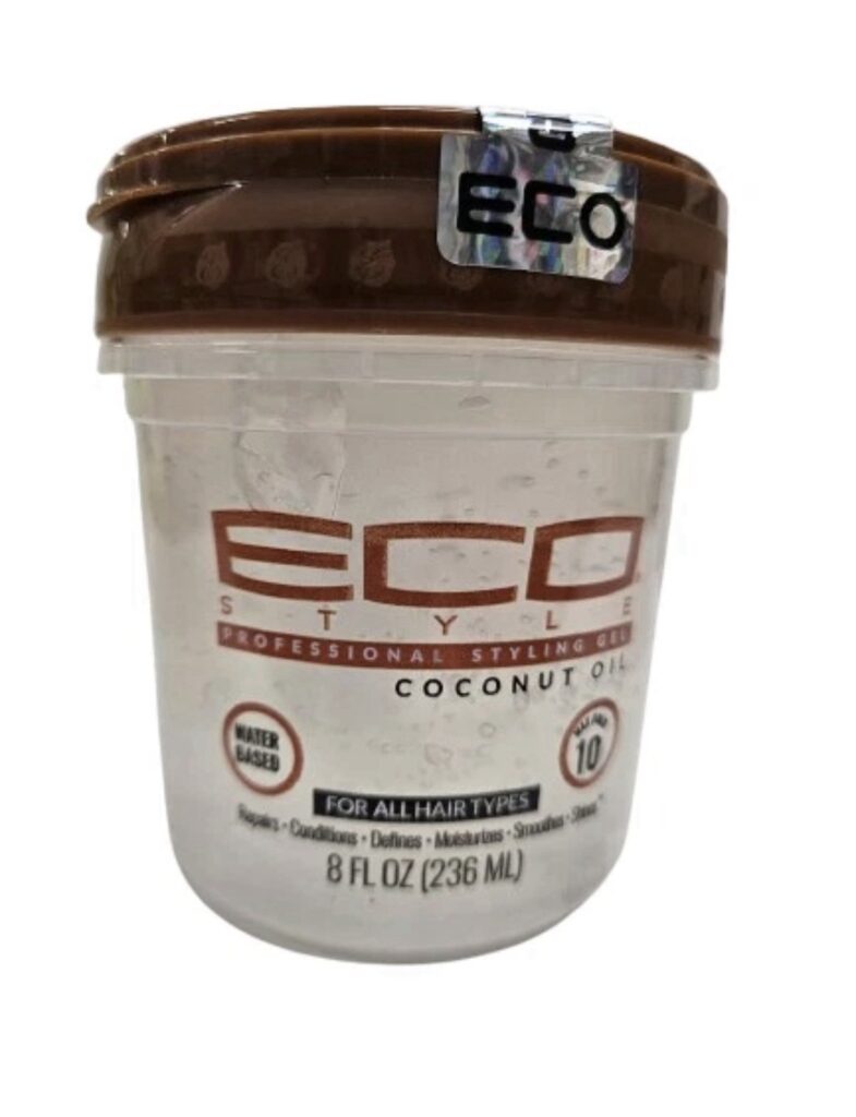 Eco Style Professional Styling Gel Coconut Oil, Max Hold, ohne Alkohol, 236 ml